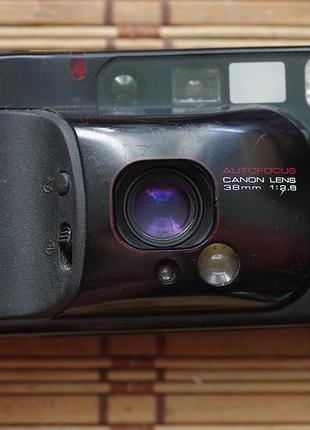 Как есть фотоаппарат canon sure shot supreme 38mm 2.8 очень громкая перемотка