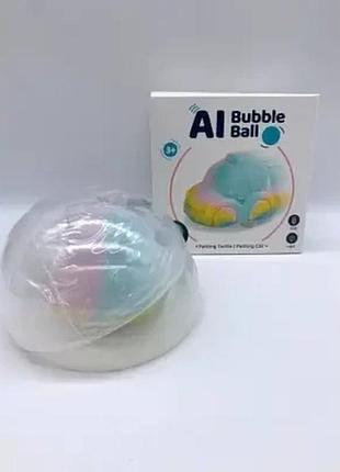 Мягкая силиконовая игрушка черепашка машинка в шаре all bubble ball