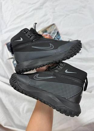 Чоловічі чорні кросівки nike acg mountain fly gore-tex black x найк 43