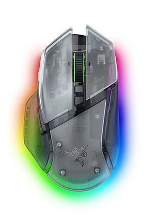 Миша razer basilisk v3 pro 35k, rgb, usb-a/wl/bt, phantom white ed.