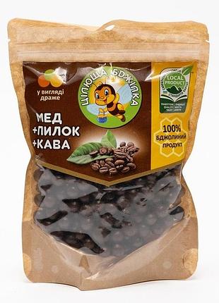 Цілюща бджілка (мед+пилок+кава) 150гр