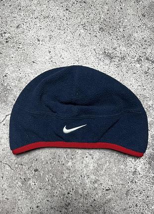 Вінтажна спортивна флісова шапка nike