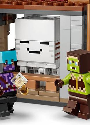 Конструктор lego minecraft станция густов 5