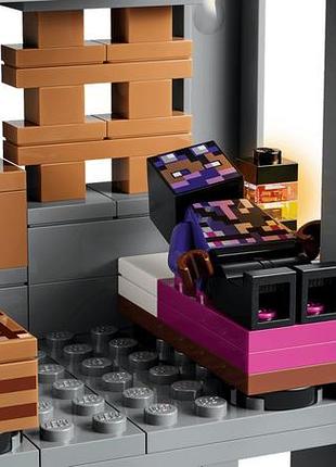 Конструктор lego minecraft станция густов 6