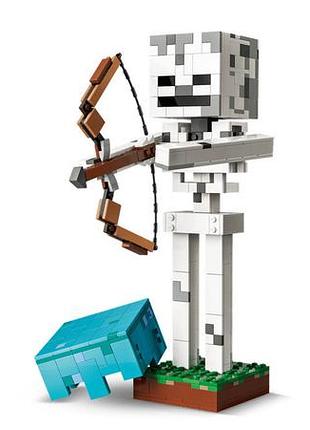 Конструктор lego minecraft скелет 3