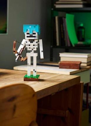 Конструктор lego minecraft скелет 6