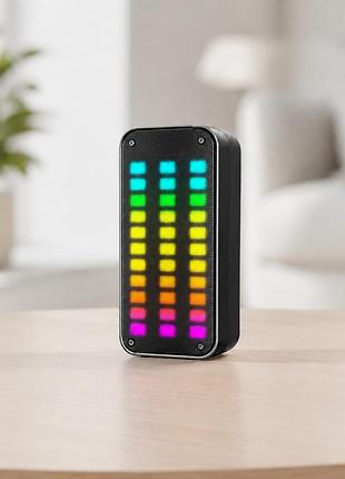 Колонка bluetooth gts-1872 sea v / акустика с bluetooth / музыкальная колонка с rgb подсветкой