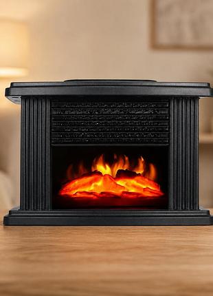 Тепловентилятор з технологією 3d-полум'я / обігрівач flame heater з дистанційним керуванням