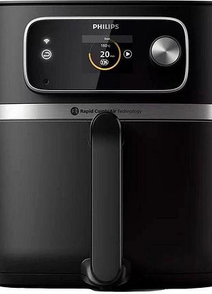 Мультипечь philips combi xxl connected, 2200вт, чаша-8.3л, сенсорное керу, пластик, черный