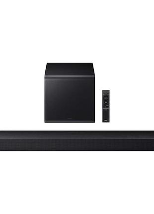 Саундбар samsung hw-q800h 400вт, 5.1.2, bt, hdmi-earc, wi-fi, саб, dolby atmos, чорний