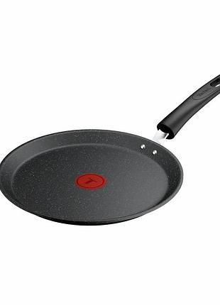Сковорода для блина tefal expertise, 25см, алюминий, бакелит, черный