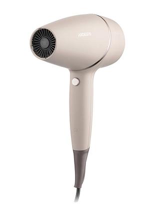 Фен ardesto pearl cream hd-y701perl, 1750-2100вт, 3 швидкості, 3 темп.режими, бежевий