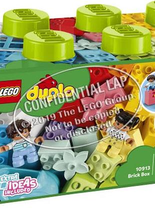 Конструктор lego duplo classic коробка з кубиками 65 деталей (10913)