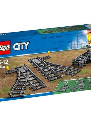 Конструктор стрелочный перевод lego 60238