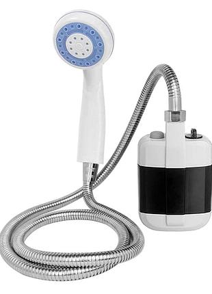 Похідний портативний душ portable outdoor shower з акумулятором і usb зарядкою