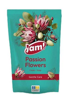 Крем-мило рідке 300мл дой-пак passion flowers з гліцерином тм jam
