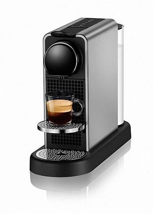 Б/у капсульная кофемашина nespresso citiz platinum titan 19 бар 1260w резервуар 1 л americano и espresso система nespresso