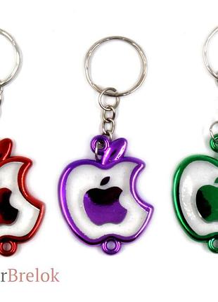 Брелок яблоко "apple" пластиковое
