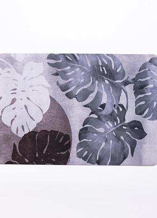 Килимок діатомітовий monstera 58*38 см прямокутний yiwu hp-42-94
