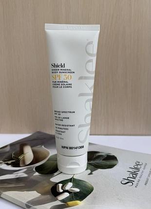 Сонцезахисний крем шаклі-shield sheer mineral body sunscreen spf 30 shaklee