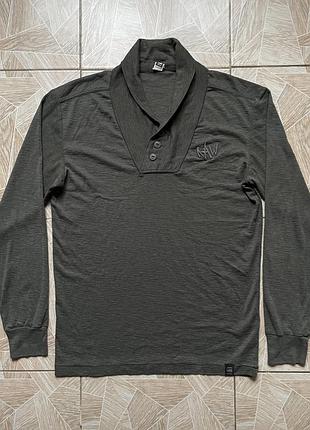 Кофта пуловер rare g-star raw matmini ezra sw l/s shawl collar long sleeve henley shirt khaki m