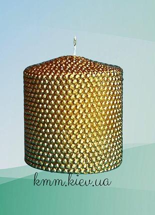 Силіконова форма люкс 3d свічка у пухирцях