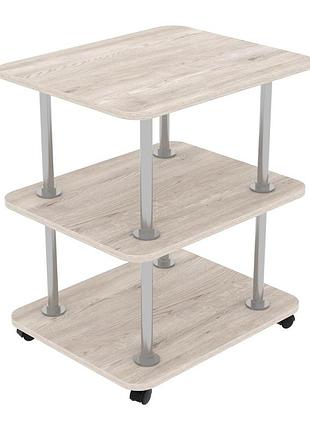 Тумба мобильная тм-4, самоа димчастий, 550/450/700