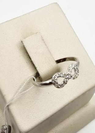 Кольцо серебряное куб. цирконием 16 0,85 г