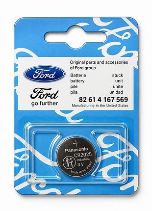 Оригинальная батарейка ford cr2025 3v panasonic для ключа авто oem 82 61 4 167 569