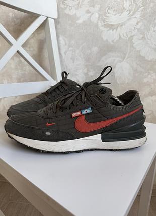 Чоловічі кросівки nike waffle one premium toasty 44,5 розмір оливкового кольору