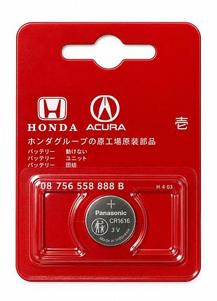 Оригинальная батарейка honda acura cr1616 3v panasonic для ключа oem 608 756 558 888 b