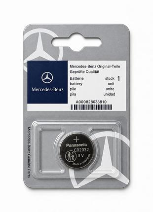 Оригинальная батарейка mercedes-benz cr2032 3v panasonic для ключа авто oem a000828038810