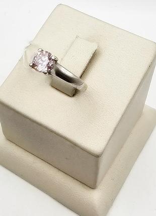 Кольцо серебряное с фианитом 17 1,99 г