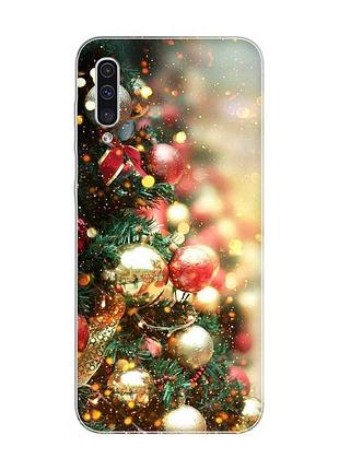 Чохол на samsung galaxy a50 (2019) a505 різдвяна ялинка (новорічний принт 161)