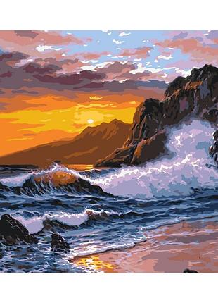 Картина по номерам "море на закате" lw365, 40х50 см