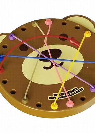 Настольная интерактивная игра ummi me-241 cute bear rope unravelling game brown