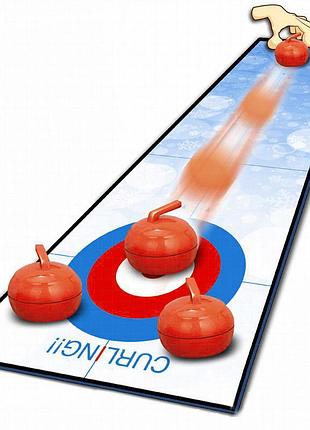 Настольная интерактивная игра ummi 707-122 curling game white / blue