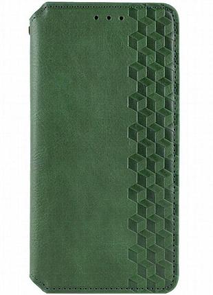 Кожаный чехол-книжка getman cubic (pu) для xiaomi redmi a5 (europe version) зеленый