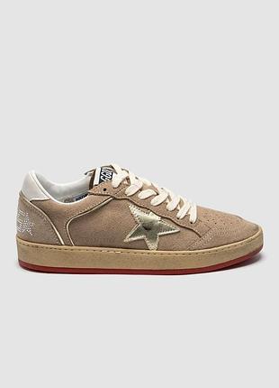 Golden goose suede ball star sneakers beige suede
