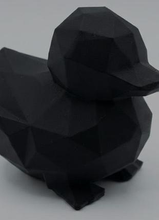 Декоративная фигурка «утка» пластиковая черная 4.1×2.8×3.8 см