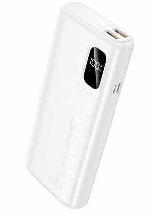 Портативное зу power bank hoco j158 pro runner 22.5w+pd20w 10000 mah white