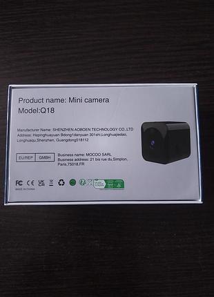 Відеокамера міні камера q18 2