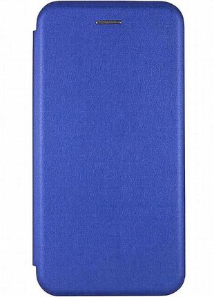 Кожаный чехол-книжка classy для xiaomi redmi note 14 pro 5g / 14 pro+ 5g синий