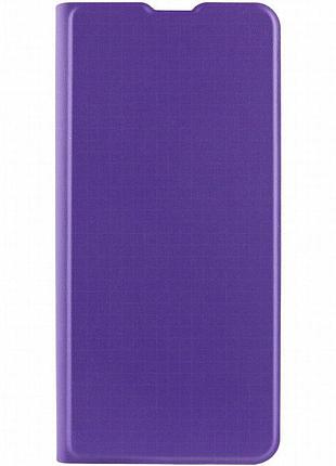Кожаный чехол-книжка getman elegant (pu) для motorola moto g14 фиолетовый