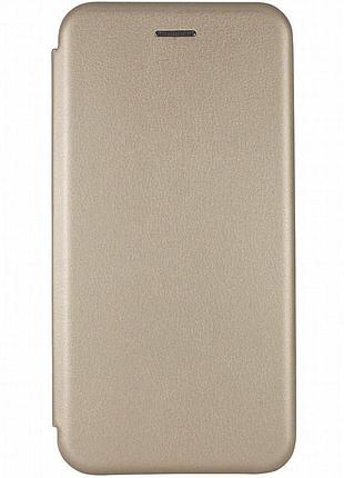 Кожаный чехол-книжка classy для xiaomi redmi note 9s / note 9 pro / note 9 pro max золотой