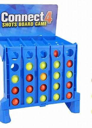 Настольная интерактивная игра ummi 22013 connect 4 shots board game blue