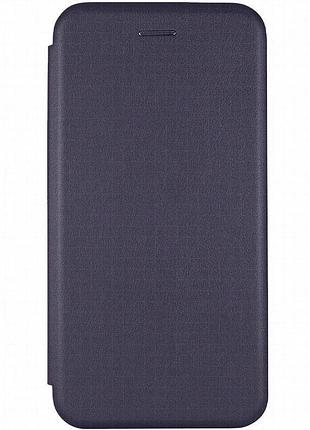 Кожаный чехол-книжка classy для infinix hot 60 pro темно-синий