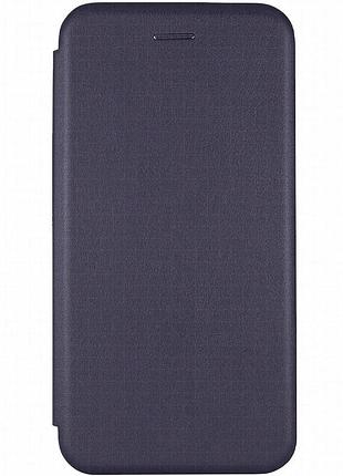 Кожаный чехол-книжка classy для xiaomi poco x3 nfc / poco x3 pro темно-синий