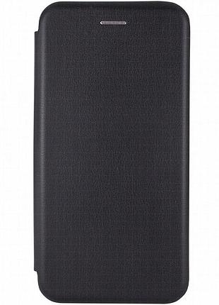 Кожаный чехол-книжка classy для xiaomi redmi note 13 5g черный
