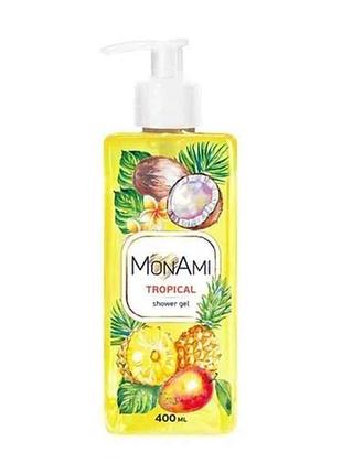 Гель для душу 400мл tropical тм monami